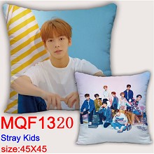 Stray Kids star two-sided pillow