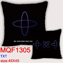 TXT star two-sided pillow