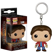 Funko POP Supernatural Sam figure doll key chain