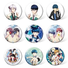 High School Star Musical anime brooches pins set(9...