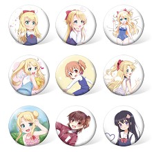 Gotoubun no hanayome anime brooches pins set(9pcs ...