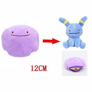  5inches Pokemon Ditto Umbreon two-sided plush pillows set(10pcs a set) 