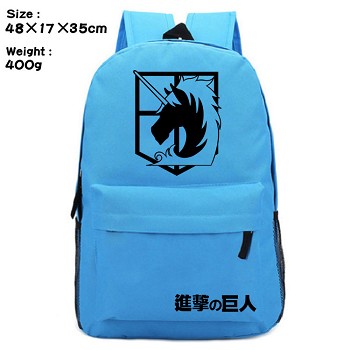 Attack on Titan anime backpack bag