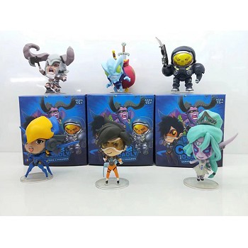 Overwatch game figures set(6pcs a set)