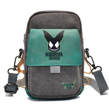 My Hero Academia anime canvas satchel shoulder bag