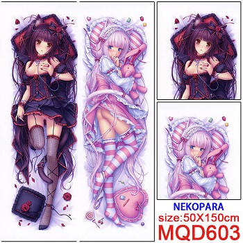 Nekopara game two-sided long pillow