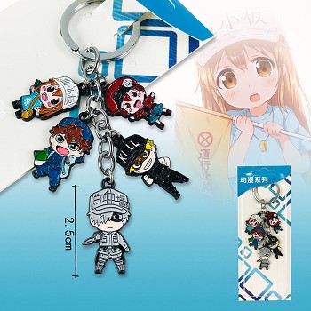 Hataraku Saibou Cells At Work anime key chain