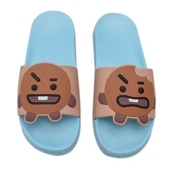 BTS star plastic shoes slippers a pair