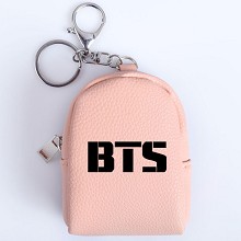 BTS star mini key chain bag