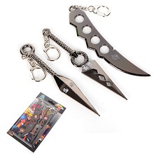 Naruto anime key chains set(3pcs a set)