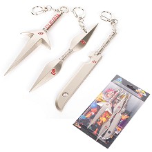 Naruto anime key chains set(3pcs a set)