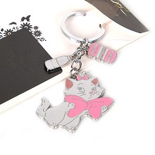 Marie Cat anime key chain