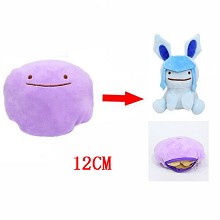 5inches Pokemon Ditto Glaceon two-sided plush pill...