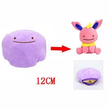 5inches Pokemon Ditto Flareon two-sided plush pillows set(10pcs a set)