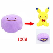 5inches Pokemon Ditto Pikachu two-sided plush pillows set(10pcs a set)