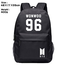  BTS star backpack bag 