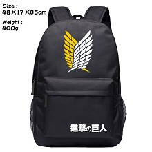 Attack on Titan anime backpack bag