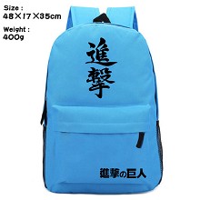 Attack on Titan anime backpack bag