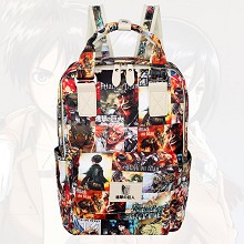 Attack on Titan anime backpack bag