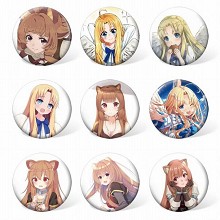 Tate no Yuusha no Nariagari brooches pins set(9pcs...