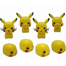 Pokemon Pikachu figures set(4pcs a set)