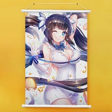 Danjon ni deai o motomeru no wa machigatte irudarou ka wall scroll