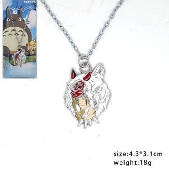 Totoro anime necklace