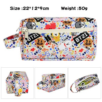 BTS star pen bag pencil bag