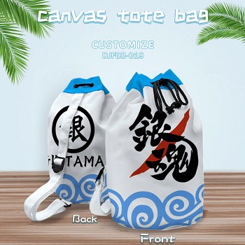 Ginama anime drawstring backpack bag