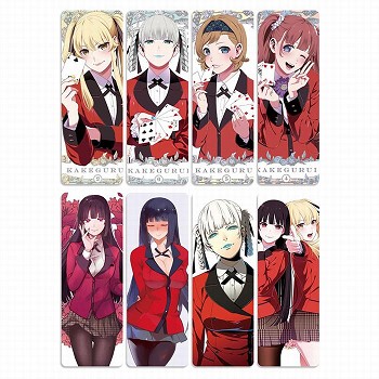 Kakegurui Twin anime pvc bookmarks set(5set)