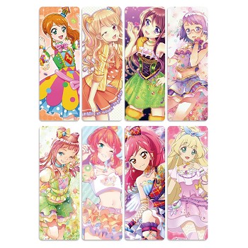 Aikatsu Friends anime pvc bookmarks set(5set)