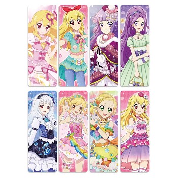 Aikatsu Friends anime pvc bookmarks set(5set)