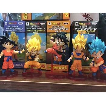 Dragon Ball anime figures set(5pcs a set)