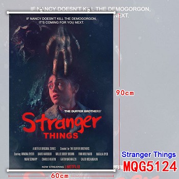 Stranger Things wall scroll