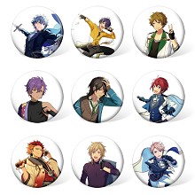 Ensemble Stars anime brooches pins set(9pcs a set)