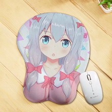 Izumi Sagiri 3D anime silicone mouse pad