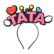 BTS TATA star hair band headband