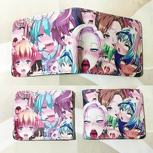  Ahegao anime wallet 