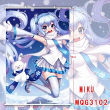 Hatsune Miku anime wall scroll