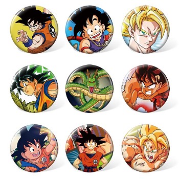 Dragon Ball anime brooches pins set(9pcs a set)