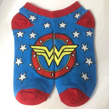 Wonder Woman cotton short socks a pair