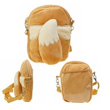 8inches Pokemon Eevee anime plush satchel Shoulder...