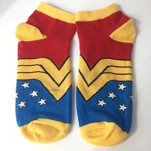  Wonder Woman cotton short socks a pair 