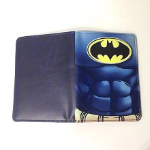 DC Batman Passport Cover Card Case Credit Card Holder Wallet