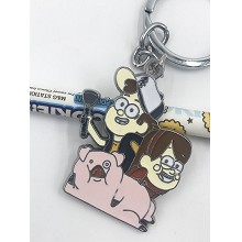 Gravity Falls anime key chain