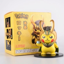 Pokemon pikachu cos Loki anime figure
