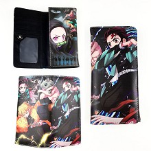 Demon Slayer anime long wallet