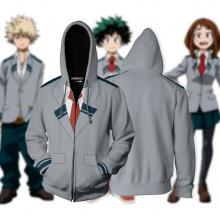 My Hero Academia anime 3D printing hoodie sweater cloth