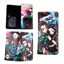 Demon Slayer anime long wallet