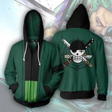 One Piece zoro 3D printing hoodie sweater cloth